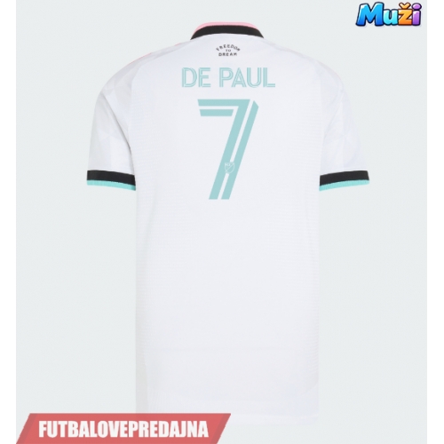 Lacne Muži Futbalové dres Inter Miami Rodrigo De Paul #7 2026-27 Krátky Rukáv - Tretina
